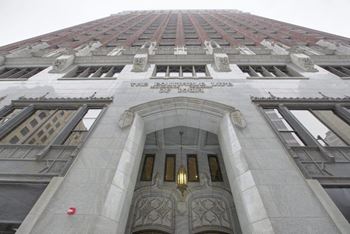 Historic 1920s gothic-inspired skyscraper